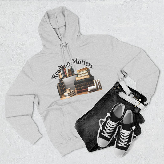 Stylish Literary Hoodie - 'Reading Matters' Fleece Sweatshirt, Gift for Book Lovers, Cozy Literature Apparel, Perfect for Stay-at-Home [...]