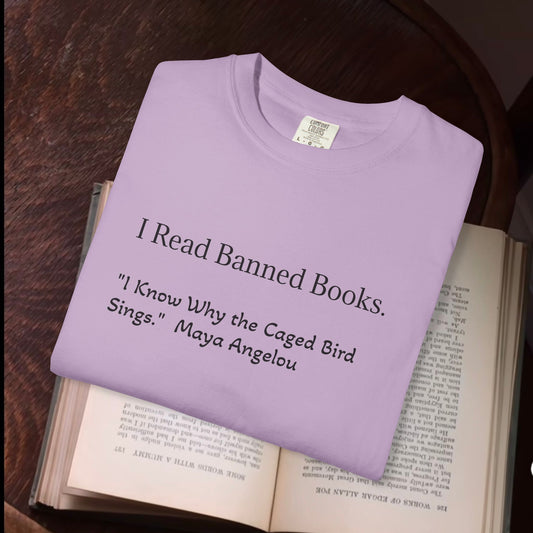 I Read Banned Books '....caged bird sings"