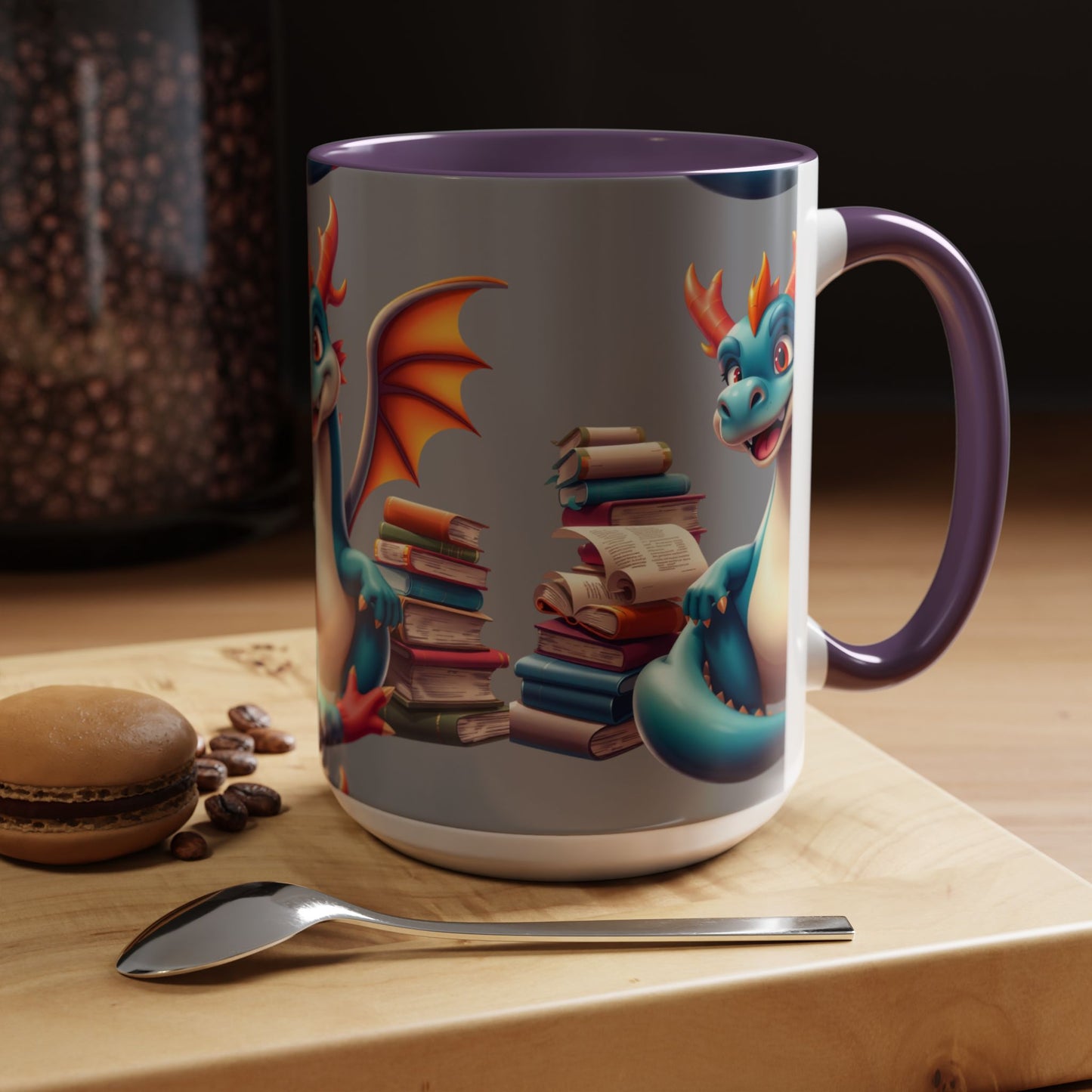 Literary Dragon Color Lining  Mug (11, 15oz)