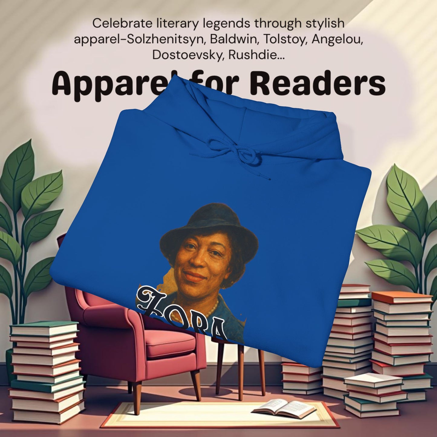 Zora Neale Hurston..Unisex Heavy Blend™ Hooded Sweatshirt
