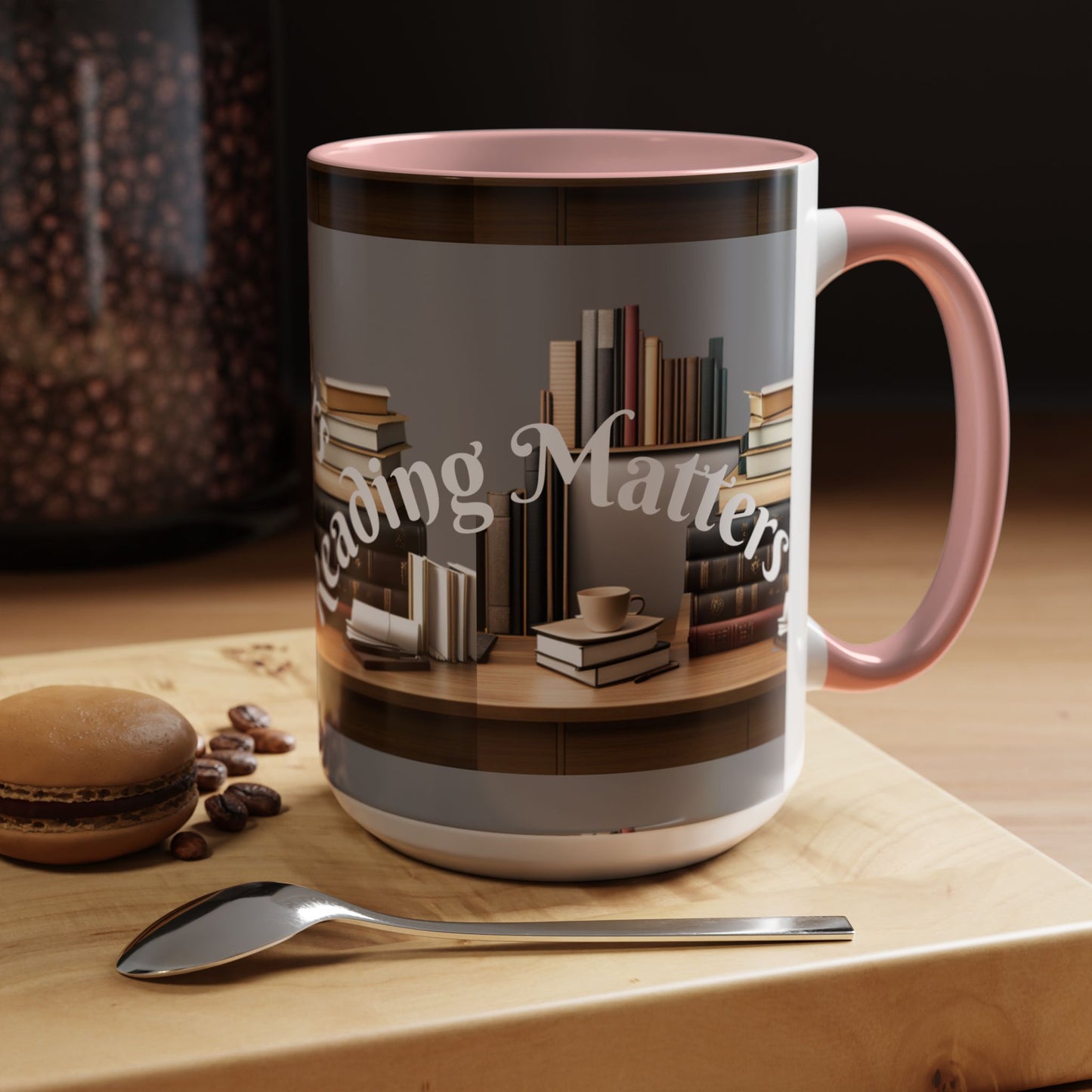 Reading Matters Color Lining  Mug (11, 15oz)