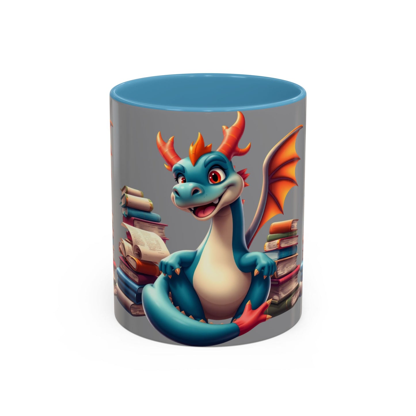 Literary Dragon Color Lining  Mug (11, 15oz)