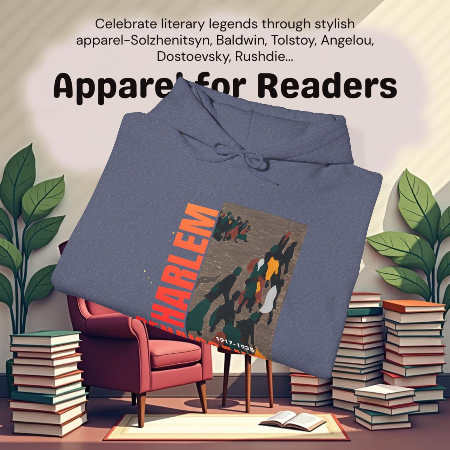 Harlem Renaissance Artwork..Unisex Heavy Blend™ Hooded Sweatshirt