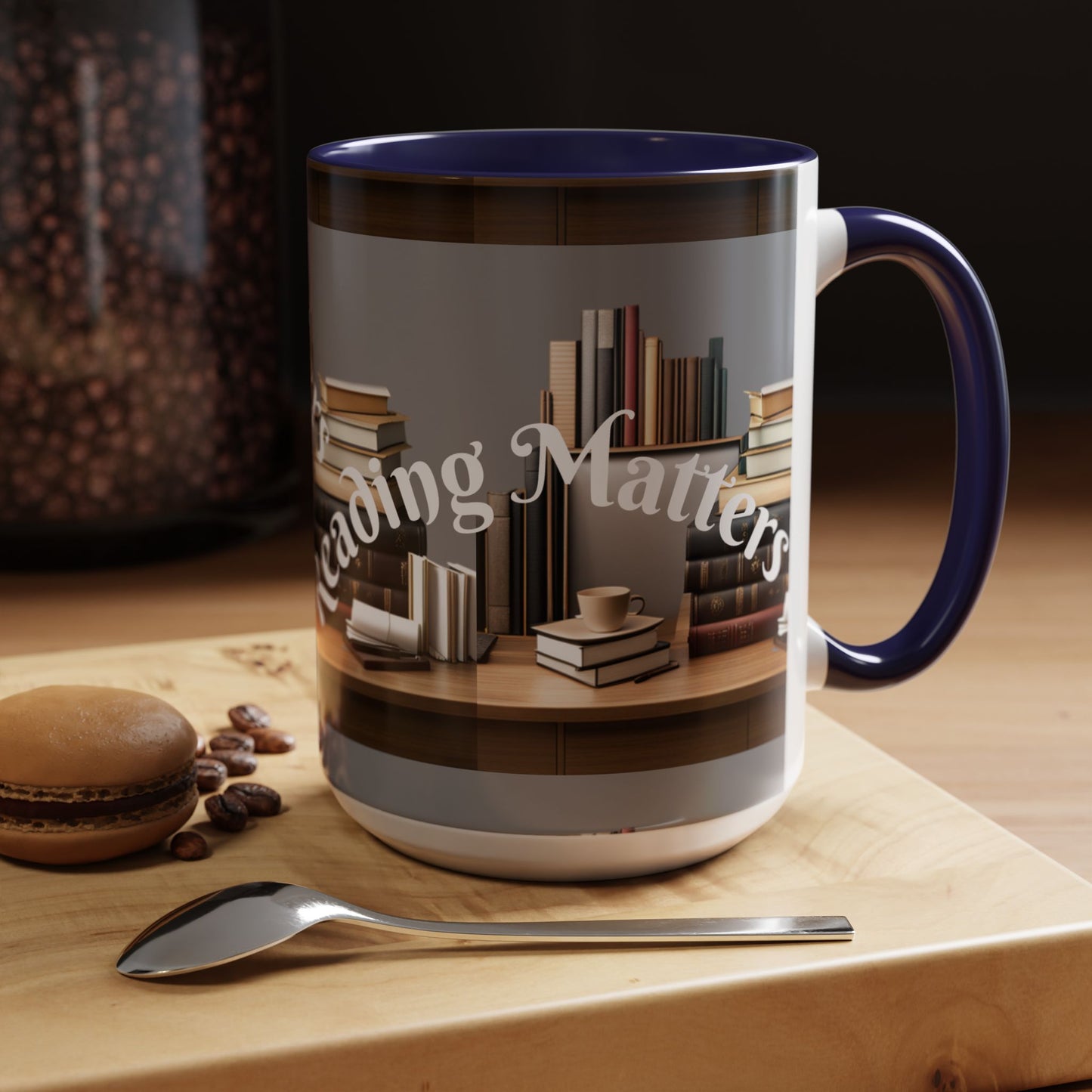 Reading Matters Color Lining  Mug (11, 15oz)