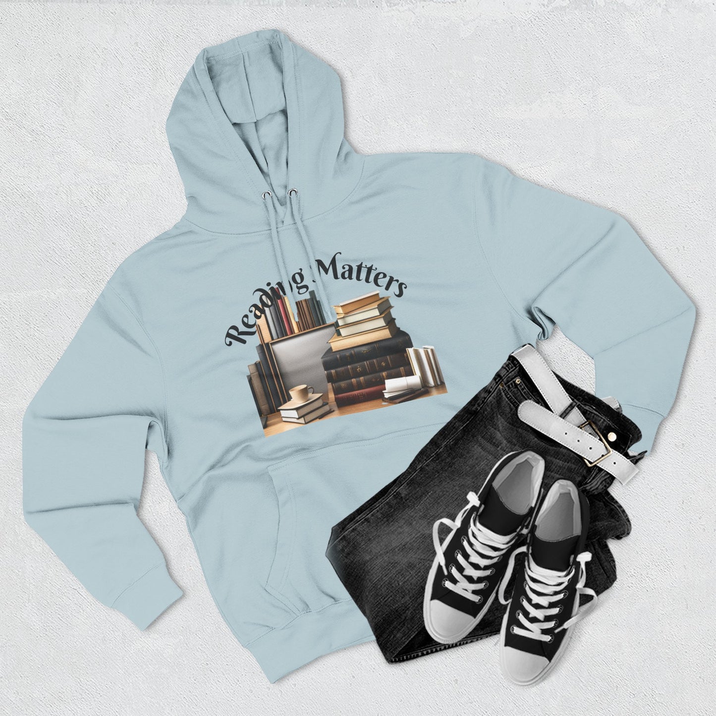 Stylish Literary Hoodie - 'Reading Matters' Fleece Sweatshirt, Gift for Book Lovers, Cozy Literature Apparel, Perfect for Stay-at-Home [...]
