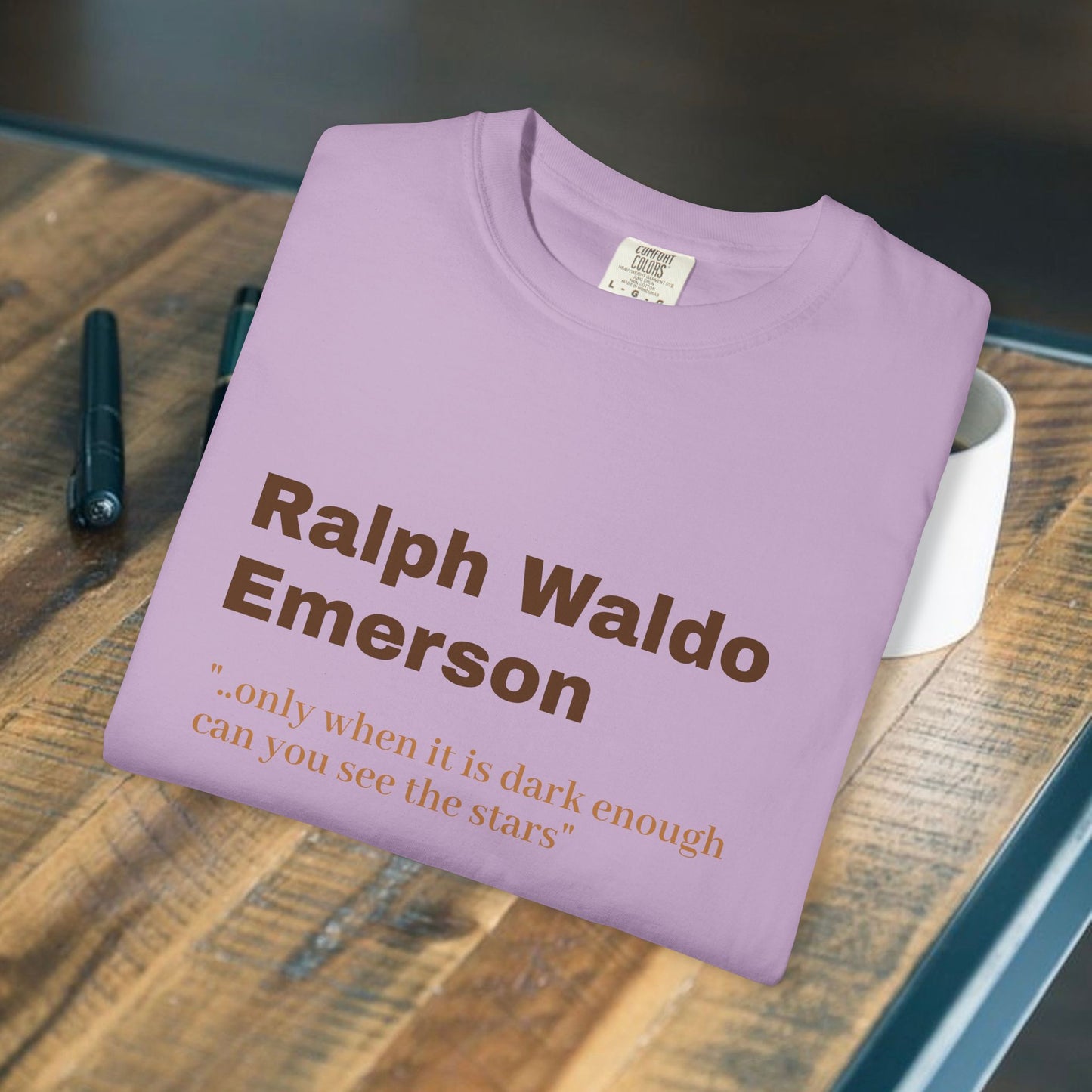 Ralph Waldo Emerson '.only when it is dark enough.."
