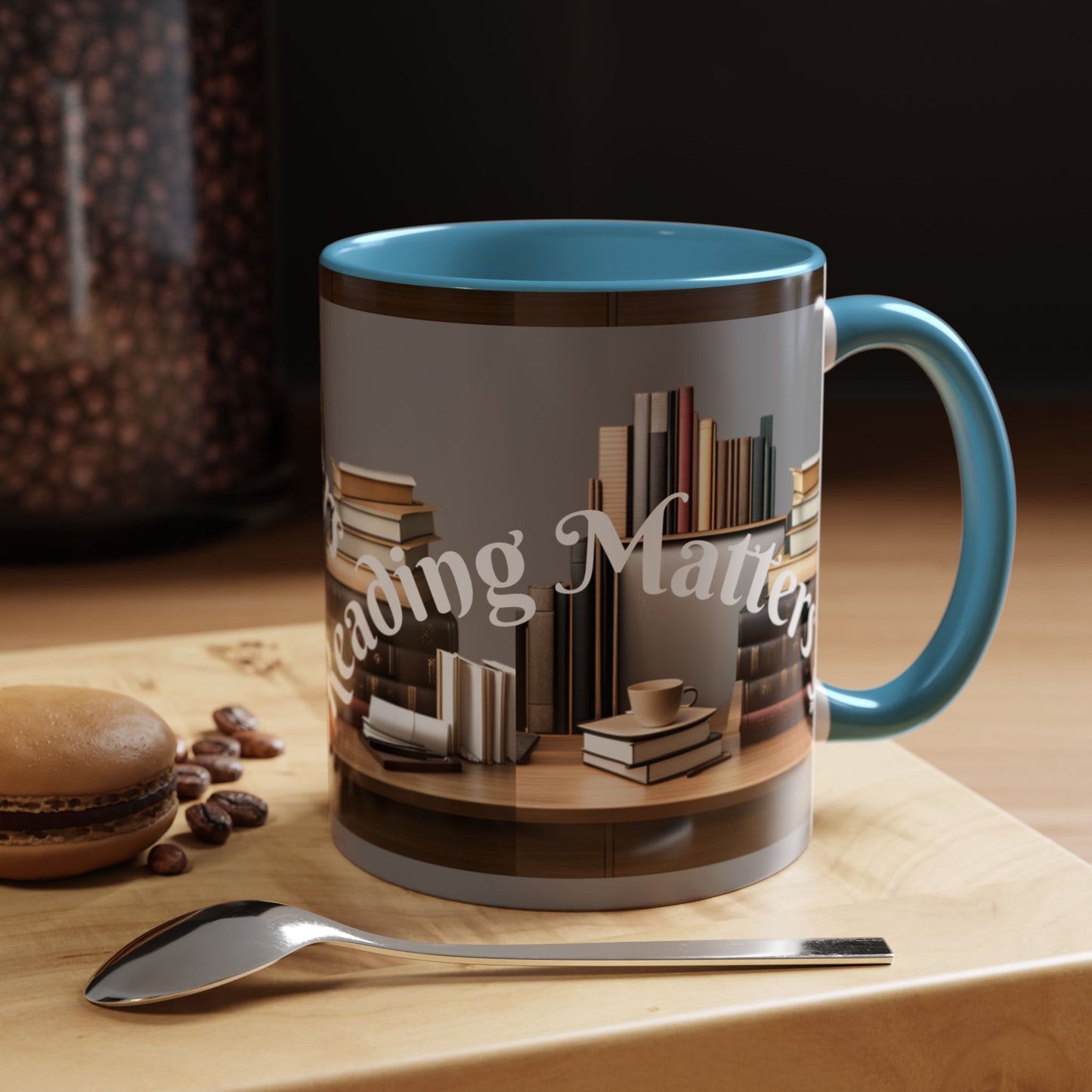 Reading Matters Color Lining  Mug (11, 15oz)