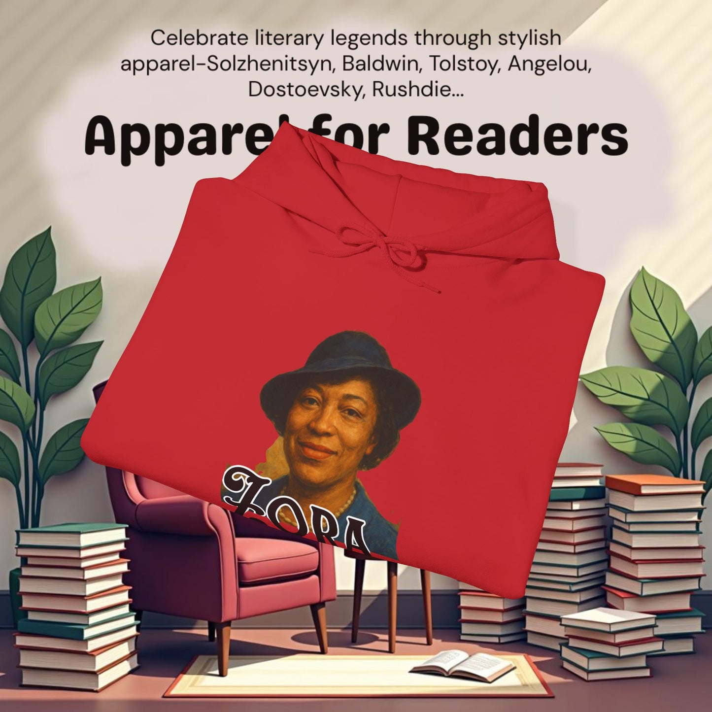 Zora Neale Hurston..Unisex Heavy Blend™ Hooded Sweatshirt