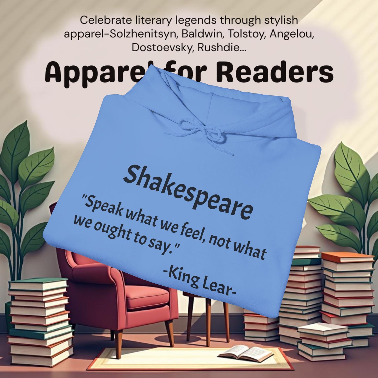 "Speak what we feel..".Unisex Heavy Blend™ Hooded Sweatshirt