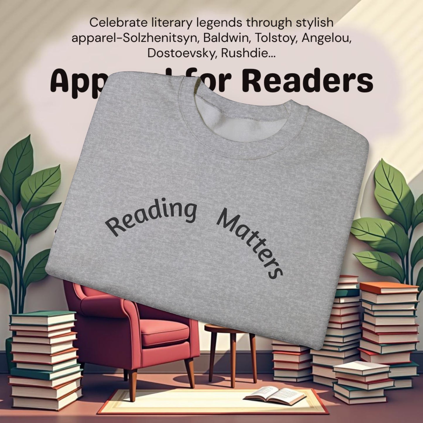 Reading Matters Unisex Heavy Blend™ Crewneck Sweatshirt