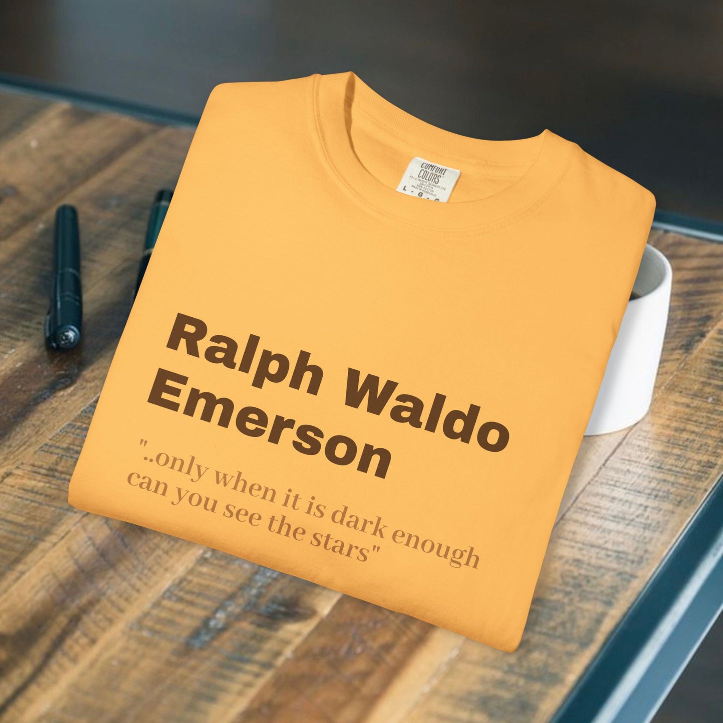 Ralph Waldo Emerson '.only when it is dark enough.."