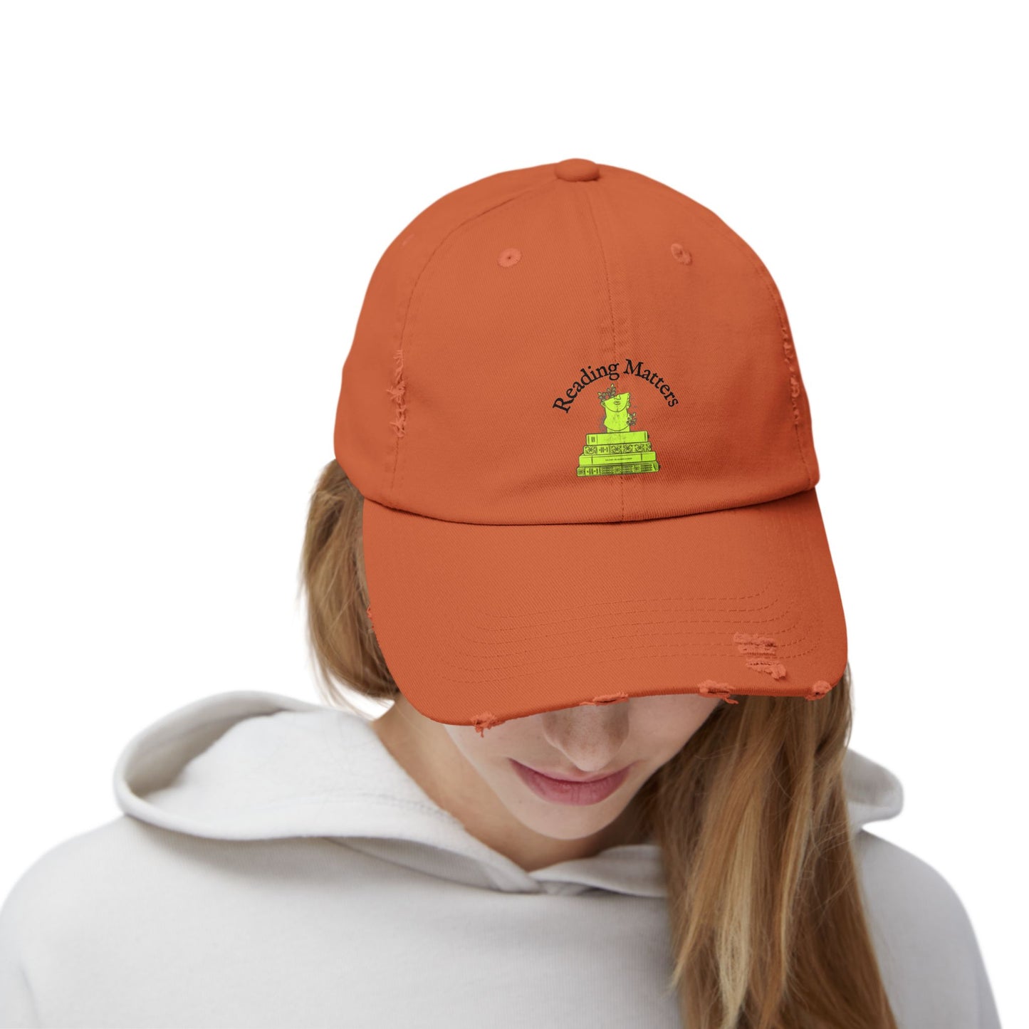 ReadingMatters Unisex Distressed Cap