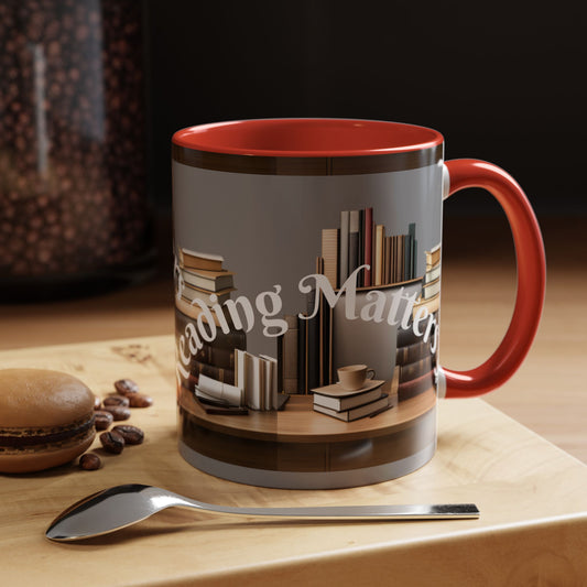Reading Matters Color Lining  Mug (11, 15oz)