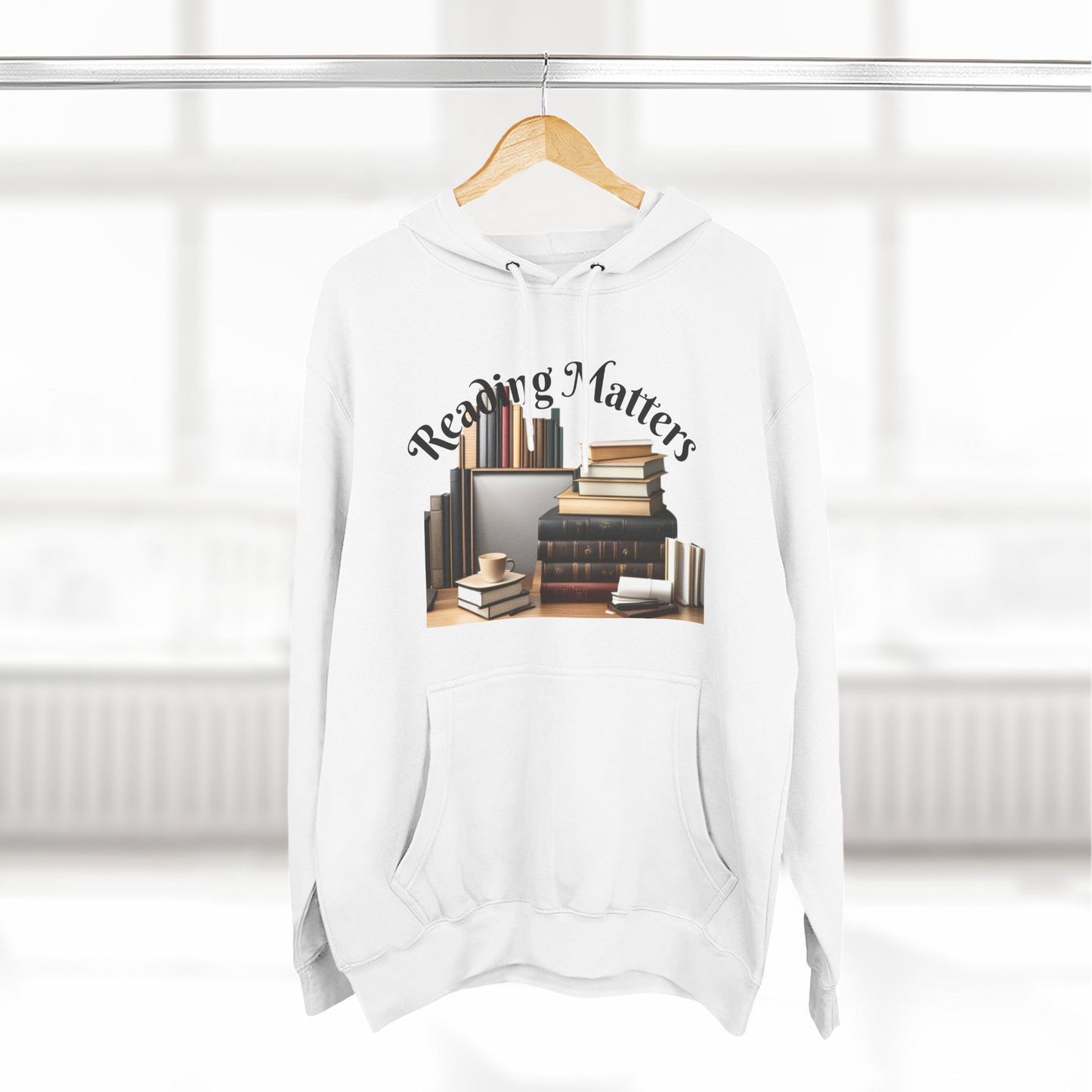 Stylish Literary Hoodie - 'Reading Matters' Fleece Sweatshirt, Gift for Book Lovers, Cozy Literature Apparel, Perfect for Stay-at-Home [...]