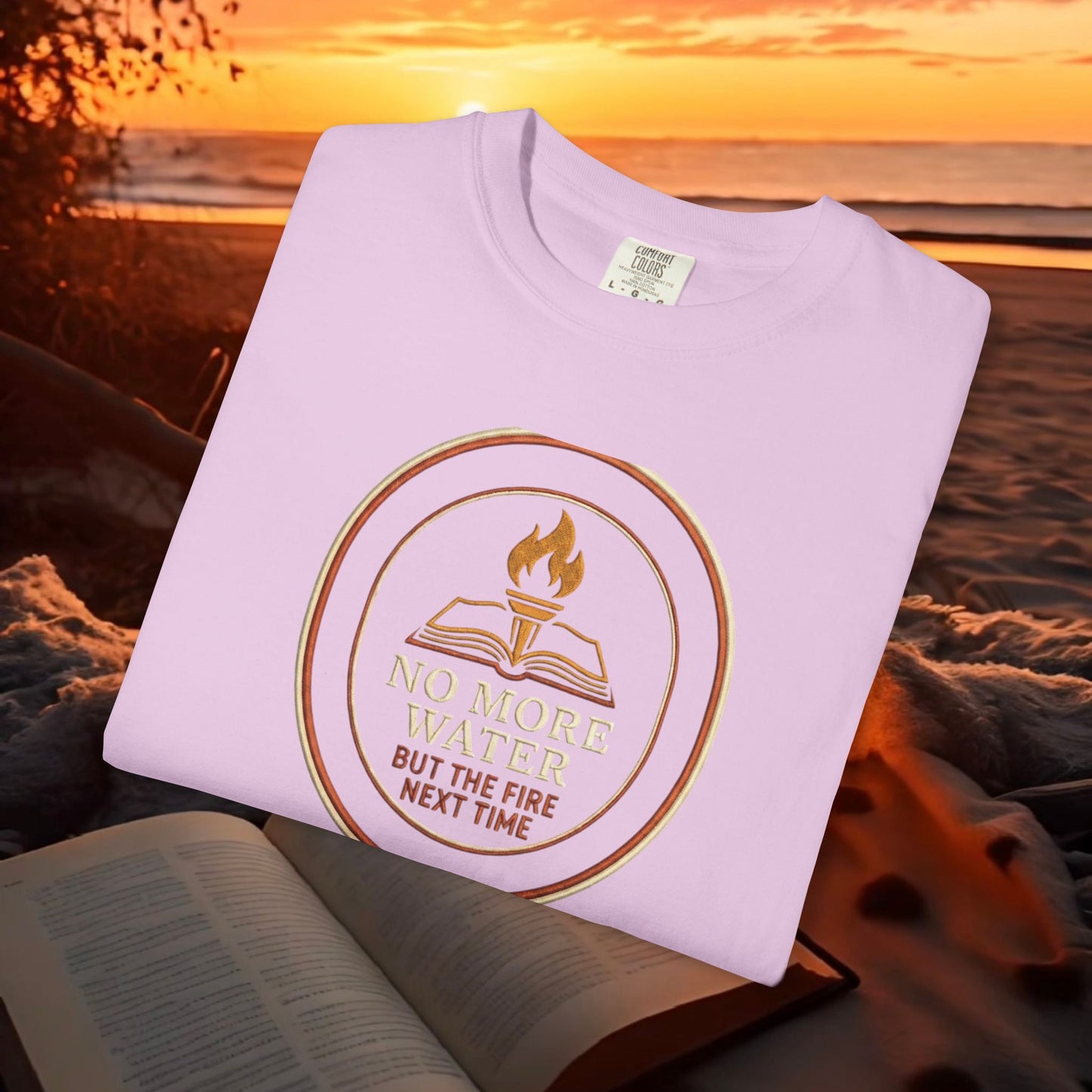 No More Water — But The Fire Next Time Literary Tee | Parnassus Collection