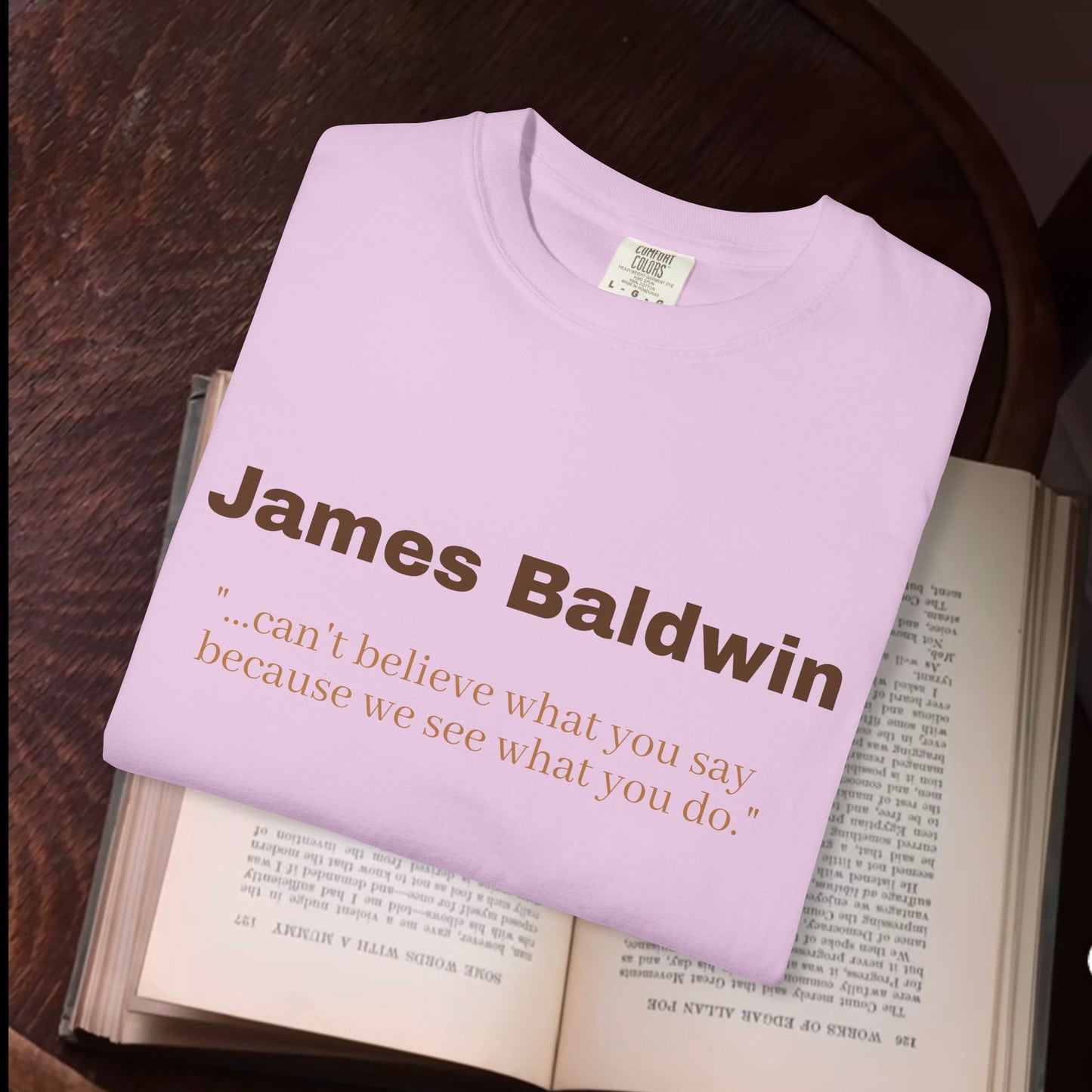 James Baldwin '..we see what you do."