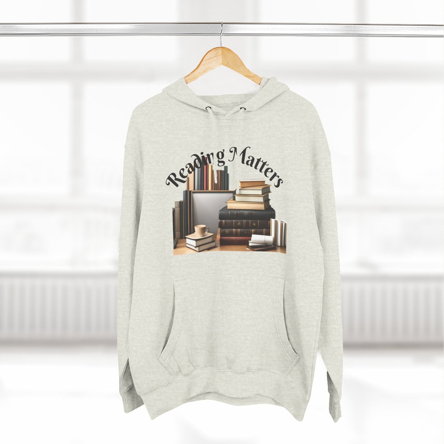 Stylish Literary Hoodie - 'Reading Matters' Fleece Sweatshirt, Gift for Book Lovers, Cozy Literature Apparel, Perfect for Stay-at-Home [...]