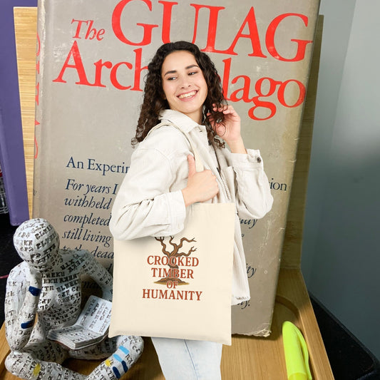 Broken Timber of Humanity Literary Tote Bag