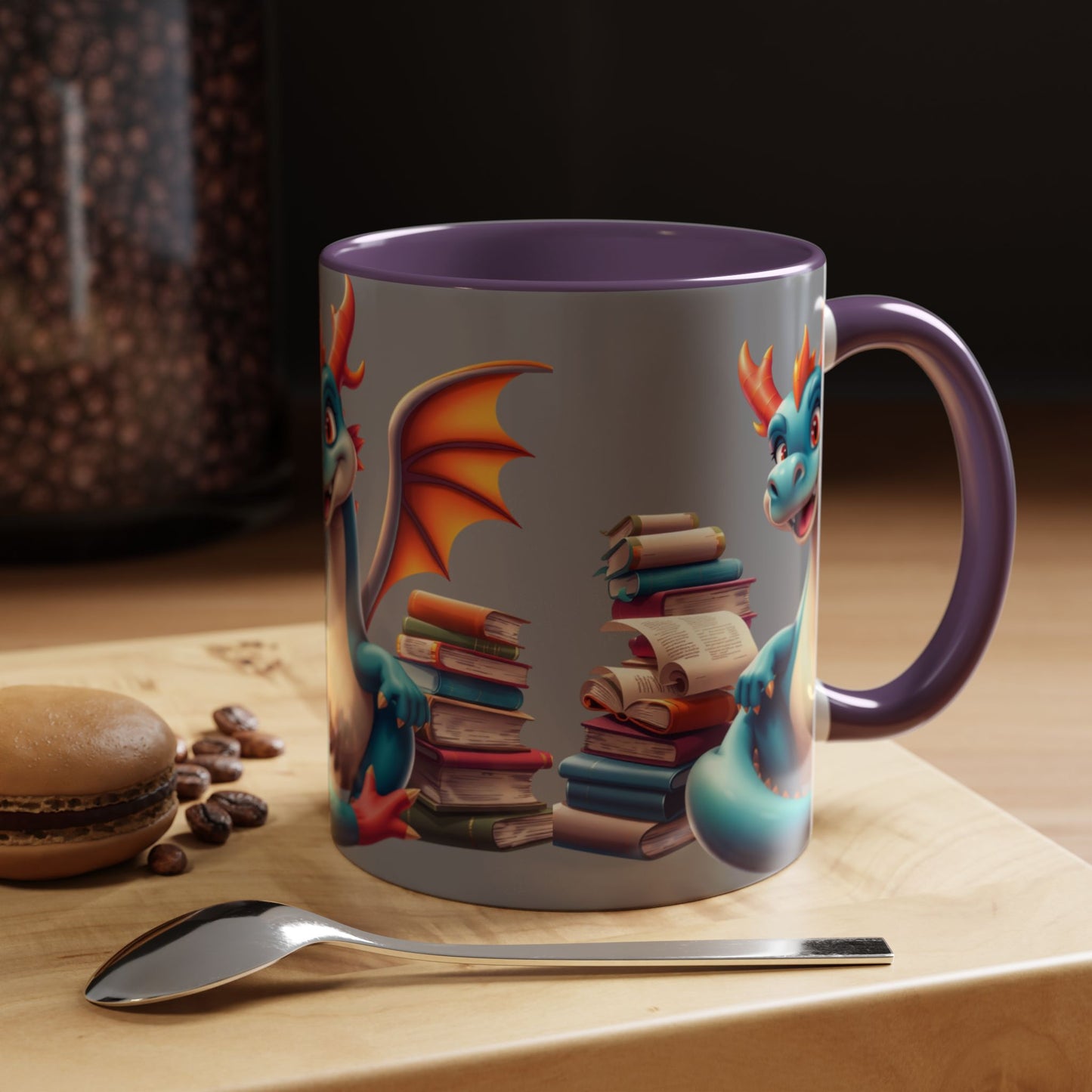 Literary Dragon Color Lining  Mug (11, 15oz)