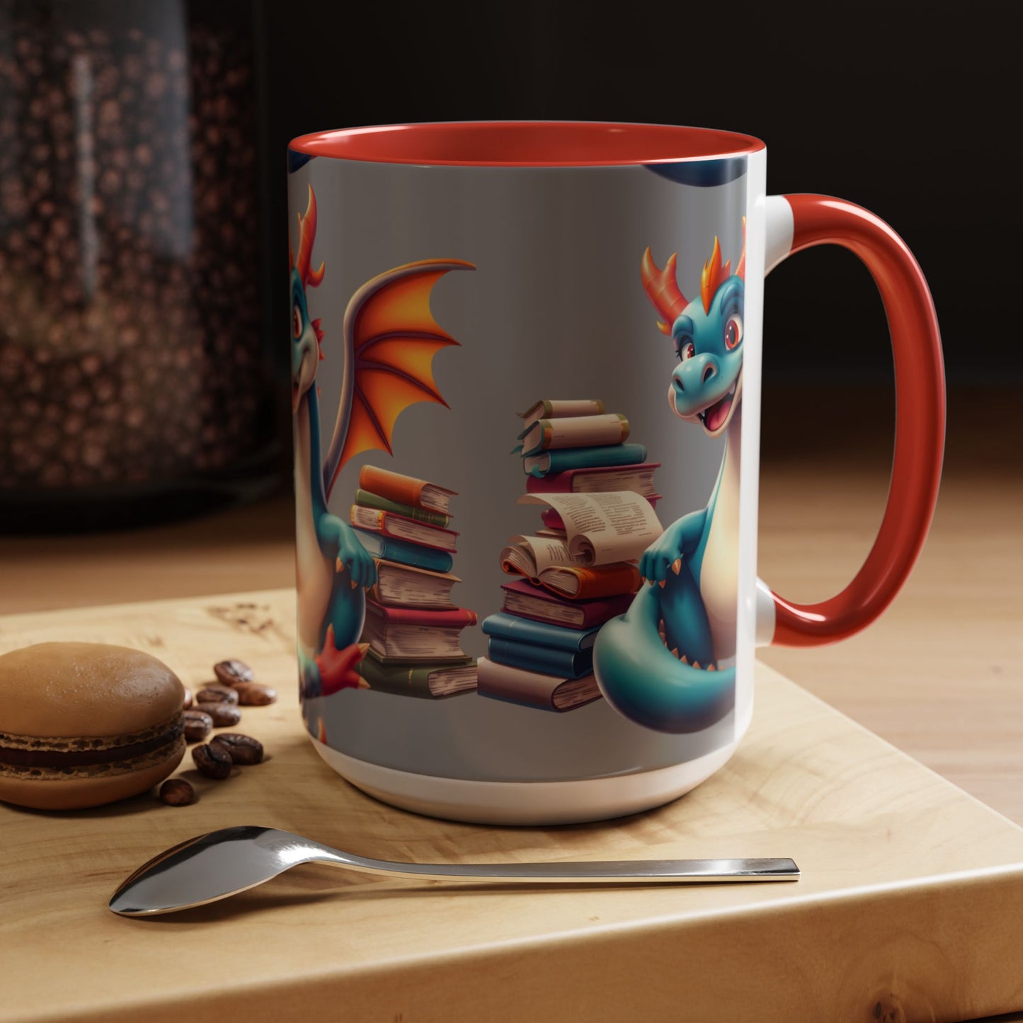 Literary Dragon Color Lining  Mug (11, 15oz)