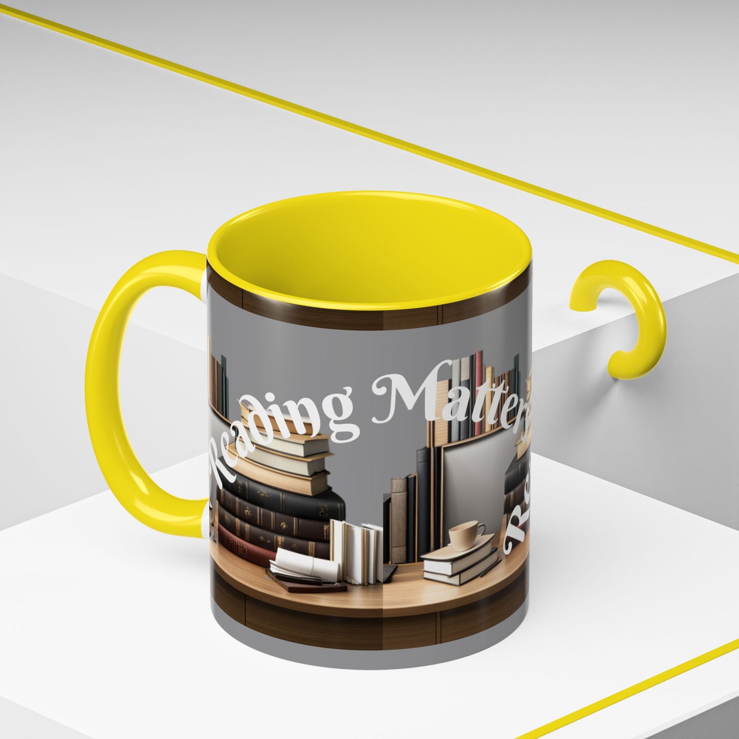 Reading Matters Color Lining  Mug (11, 15oz)