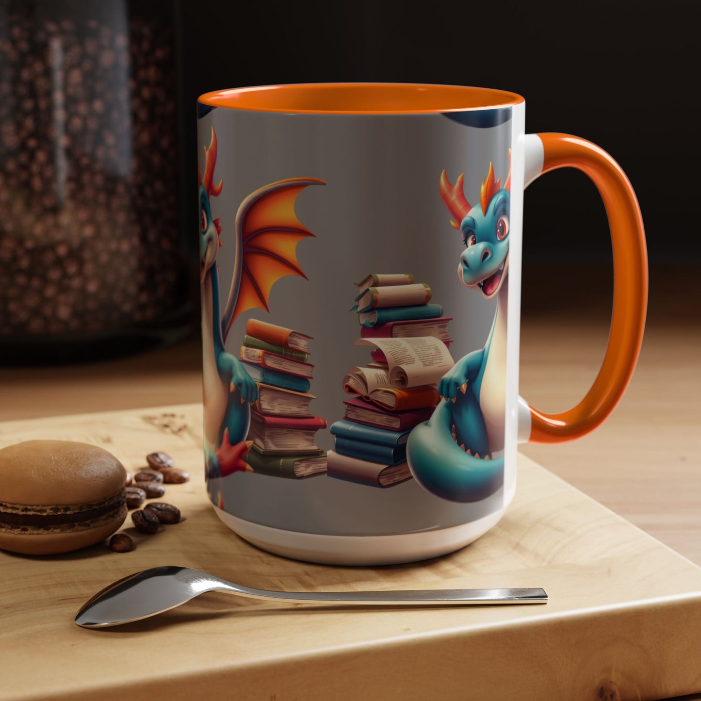 Literary Dragon Color Lining  Mug (11, 15oz)