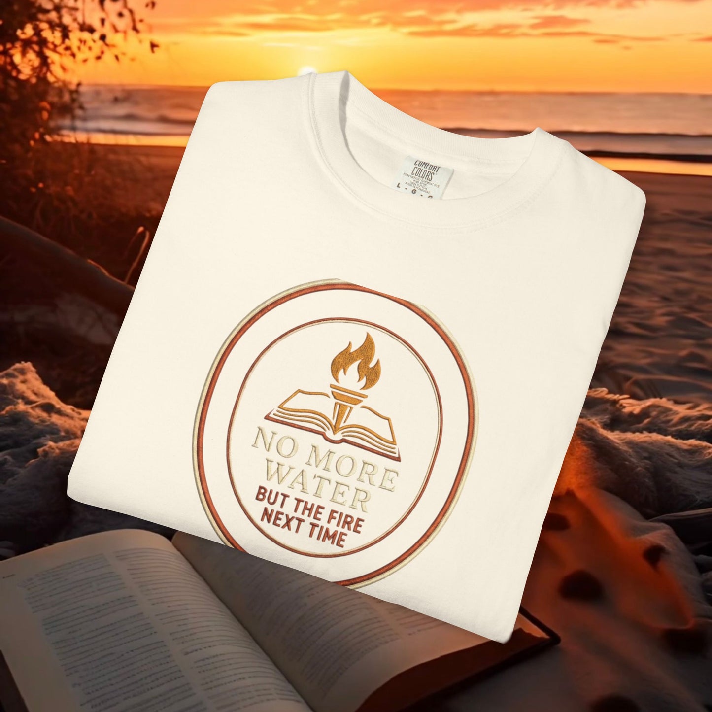 No More Water — But The Fire Next Time Literary Tee | Parnassus Collection
