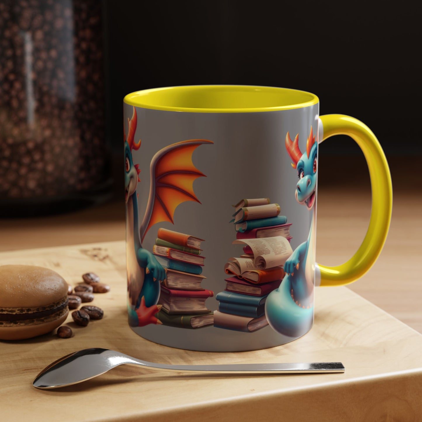 Literary Dragon Color Lining  Mug (11, 15oz)