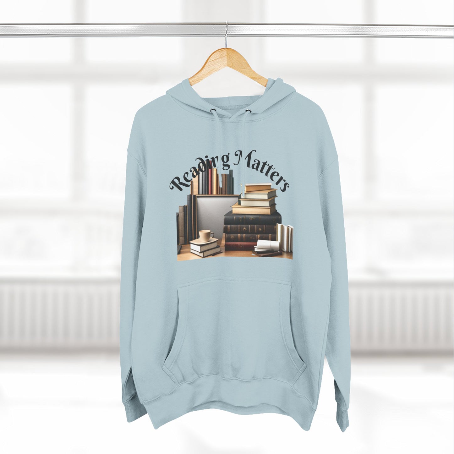 Stylish Literary Hoodie - 'Reading Matters' Fleece Sweatshirt, Gift for Book Lovers, Cozy Literature Apparel, Perfect for Stay-at-Home [...]