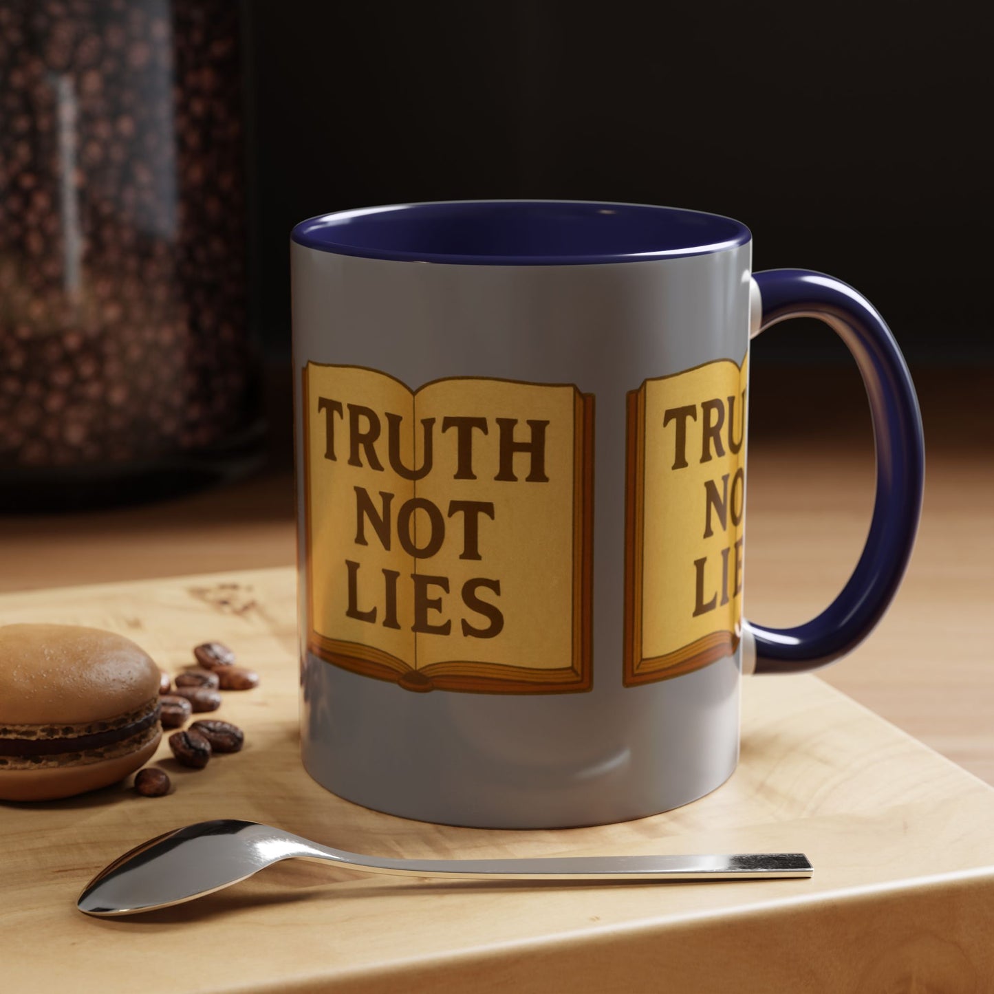 Truth Not Lies With Color Lining  Mug (11, 15oz)