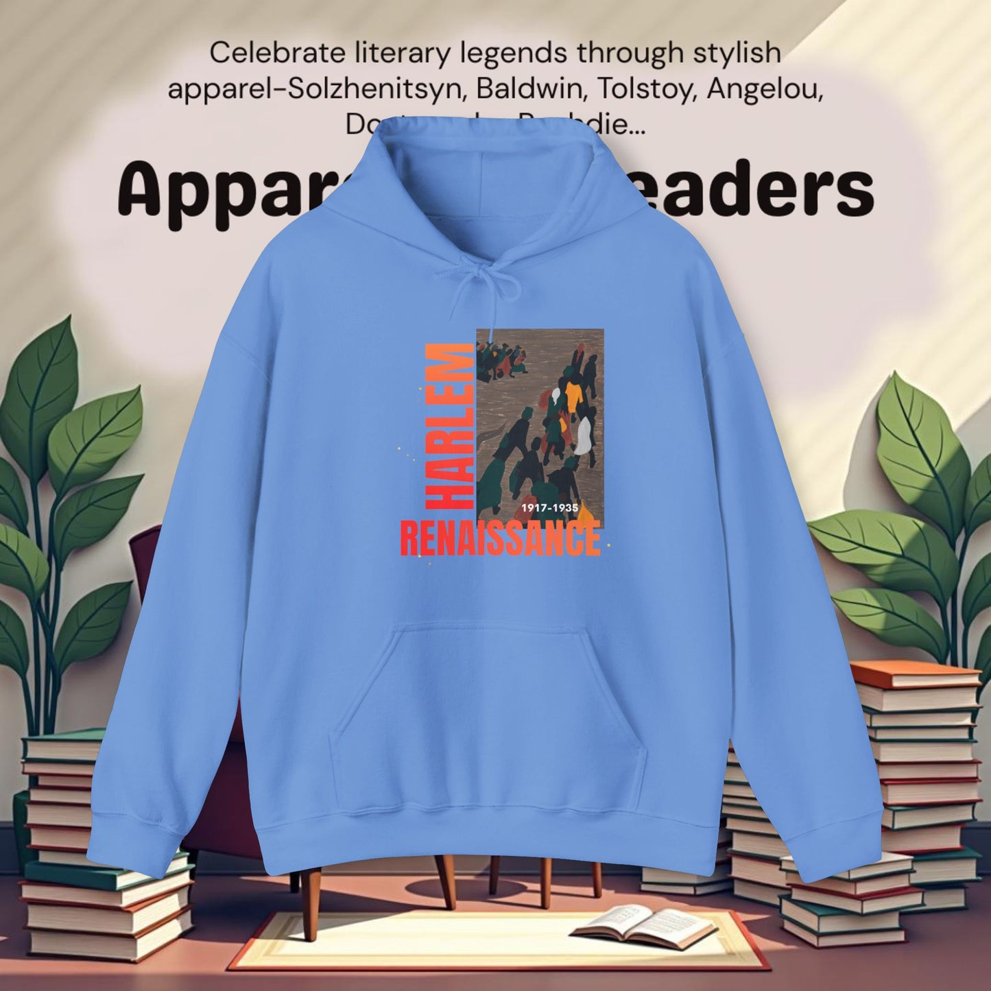 Harlem Renaissance Artwork..Unisex Heavy Blend™ Hooded Sweatshirt