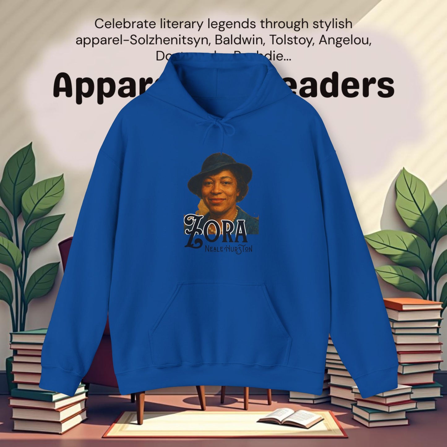 Zora Neale Hurston..Unisex Heavy Blend™ Hooded Sweatshirt