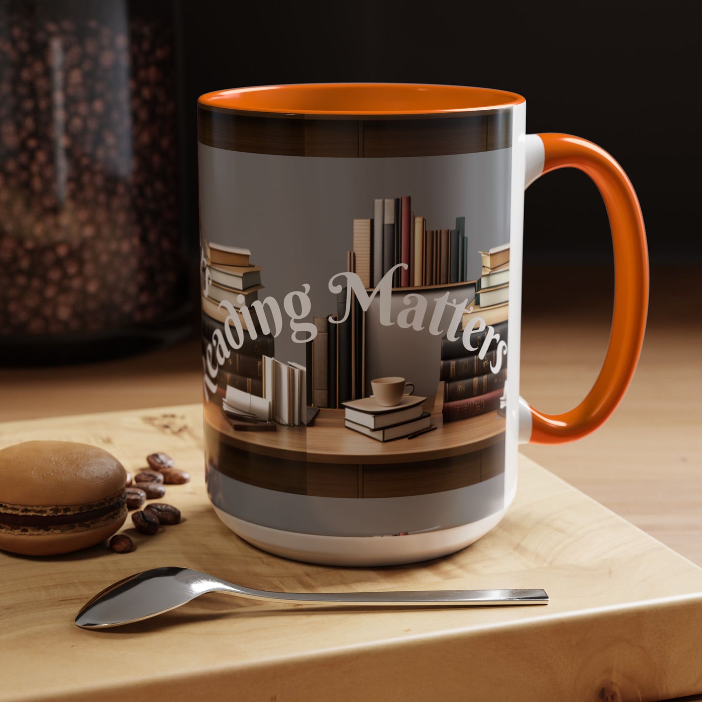 Reading Matters Color Lining  Mug (11, 15oz)