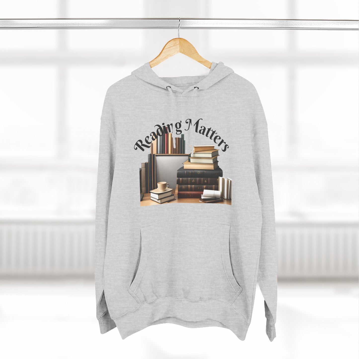 Stylish Literary Hoodie - 'Reading Matters' Fleece Sweatshirt, Gift for Book Lovers, Cozy Literature Apparel, Perfect for Stay-at-Home [...]