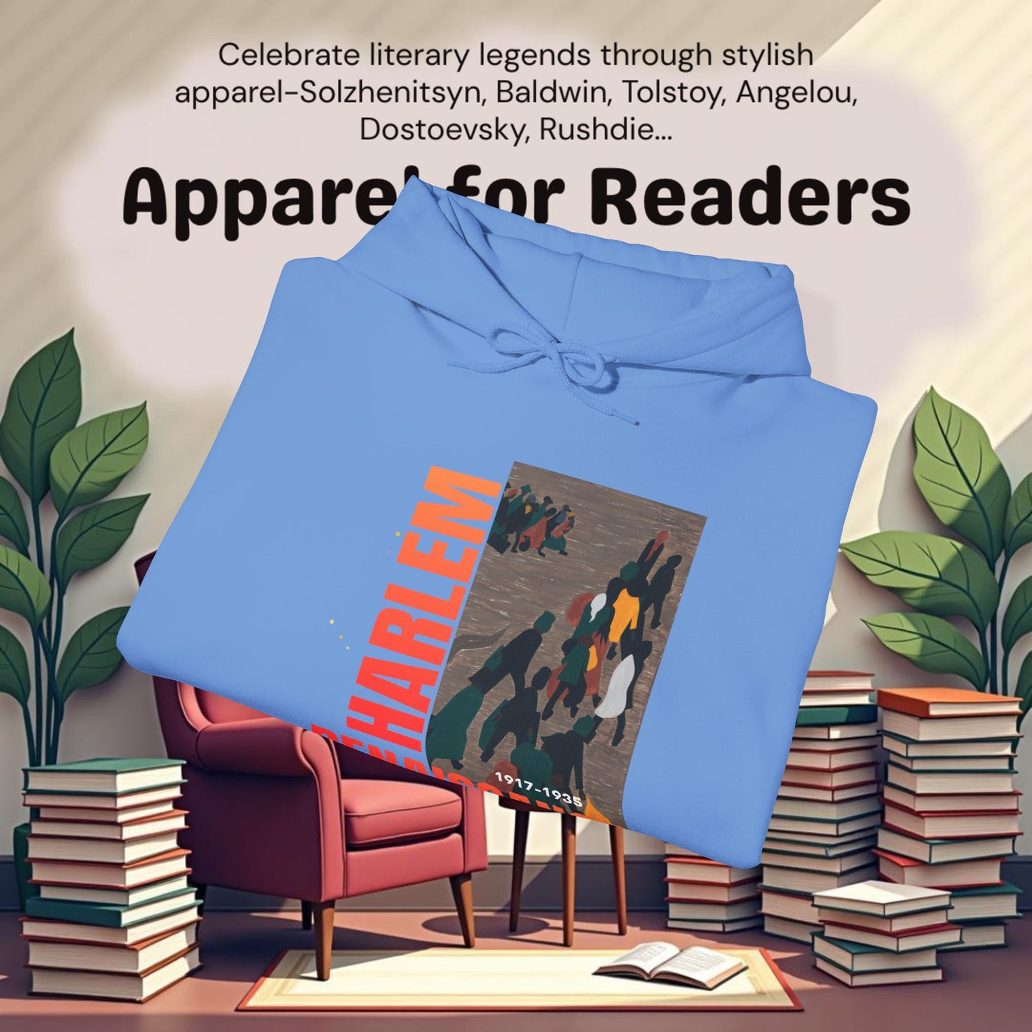 Harlem Renaissance Artwork..Unisex Heavy Blend™ Hooded Sweatshirt