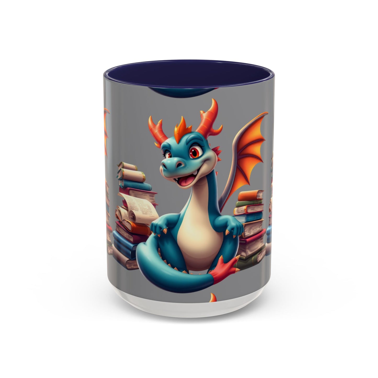 Literary Dragon Color Lining  Mug (11, 15oz)