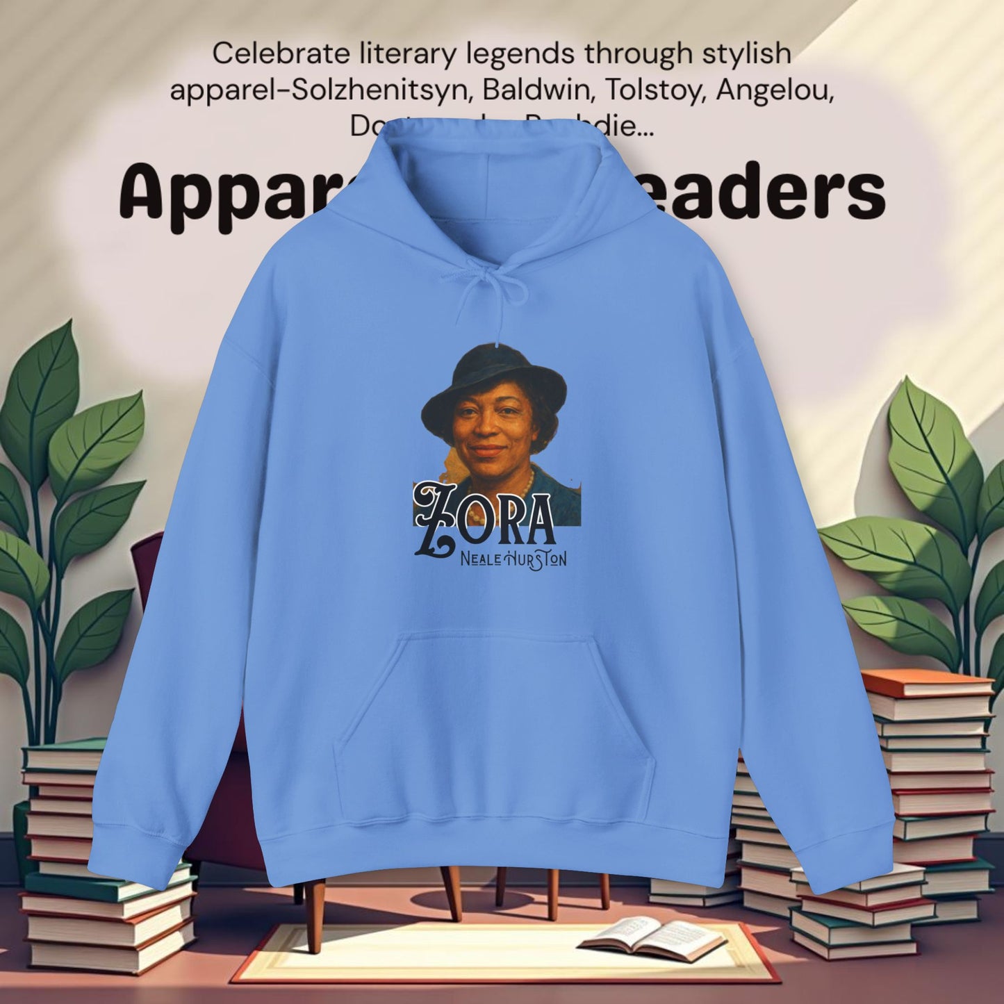 Zora Neale Hurston..Unisex Heavy Blend™ Hooded Sweatshirt