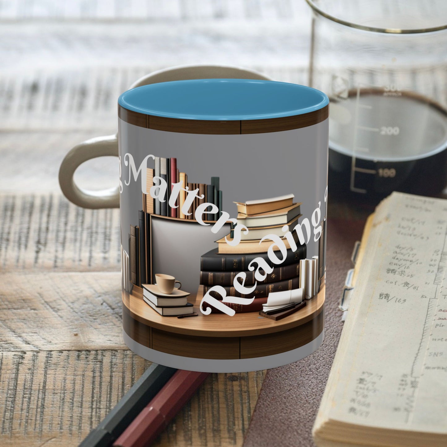 Reading Matters Color Lining  Mug (11, 15oz)