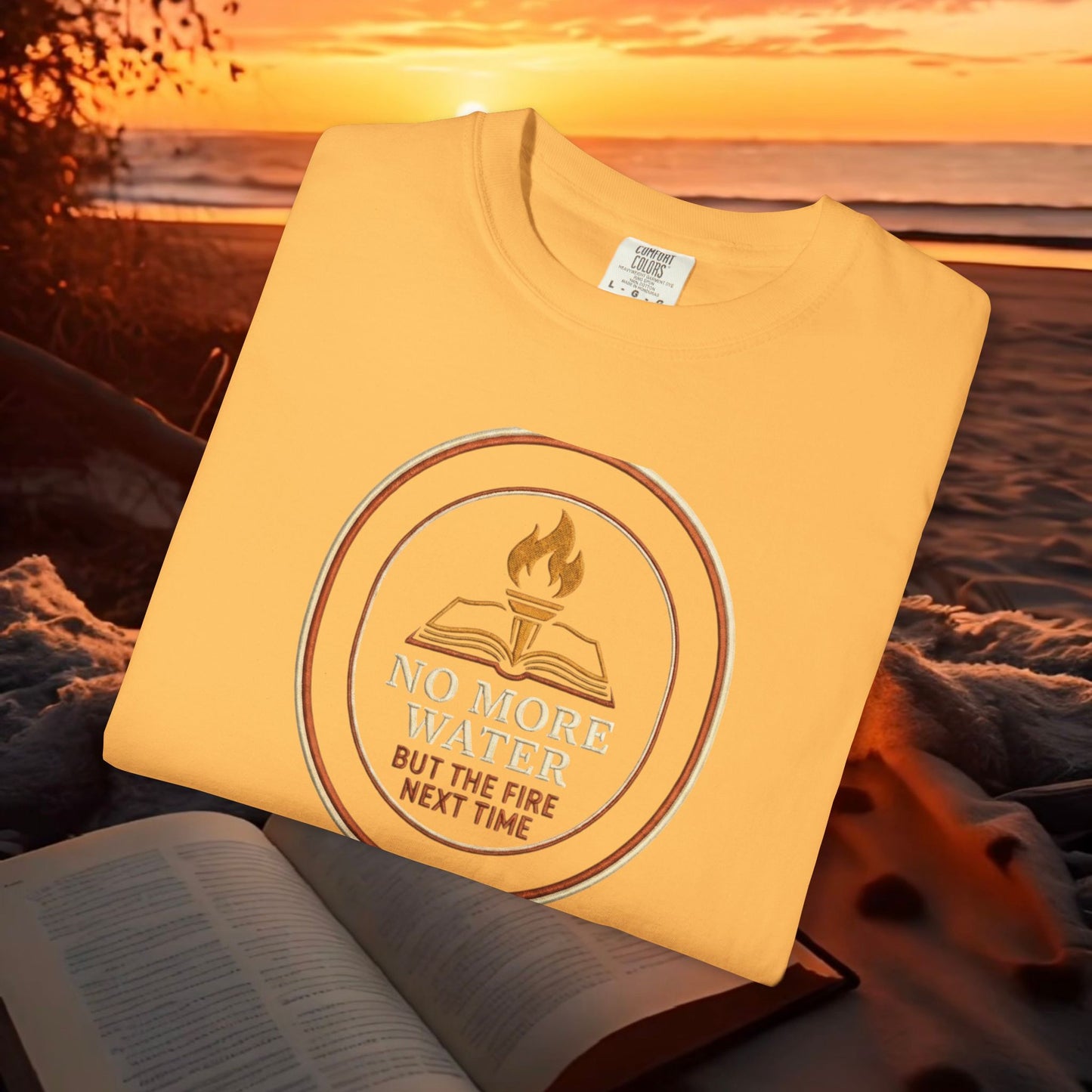 No More Water — But The Fire Next Time Literary Tee | Parnassus Collection