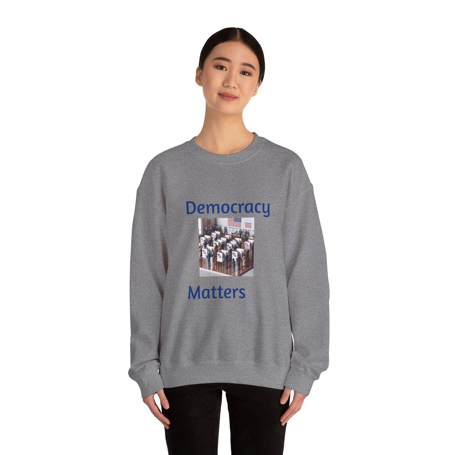 Democracy Matters Unisex Heavy Blend™ Crewneck Sweatshirt